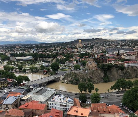 Tbilisi: view to the river